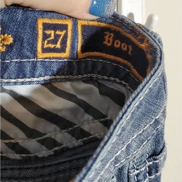 ROCK Revival Luna bootcut jeans size 27x34 - Picture 7 of 10